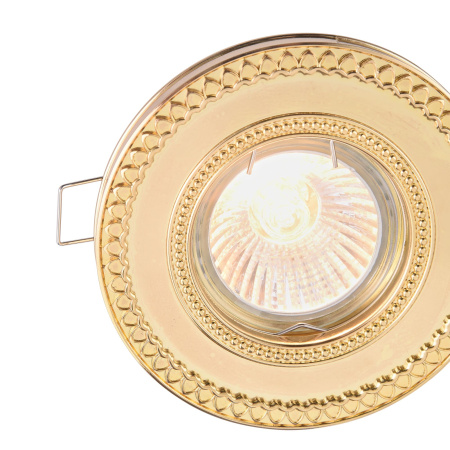 Встраиваемый светильник 1*GU10 50Вт Золото IP20 Metal Classic DL302-2-01-G Maytoni