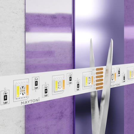 Лента светодиодная 24В 5050 20Вт/м 60LED/м RGB-MIX 5м IP20 20039 Technical Maytoni