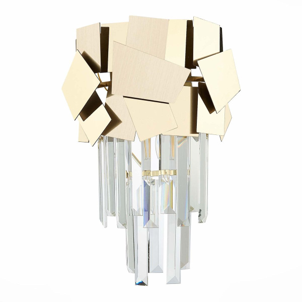 Бра Золотистый/Прозрачный, Золотистый E14 1*60Вт SL1232.201.01 ST LUCE Бра Золотистый/Прозрачный, Золотистый E14 1*60Вт SL1232.201.01 ST LUCE