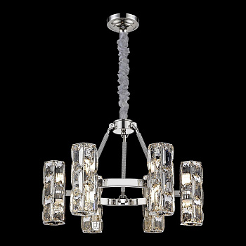 Светильник подвесной Никель/Прозрачный G4 12*5Вт WE156.12.103 WERTMARK