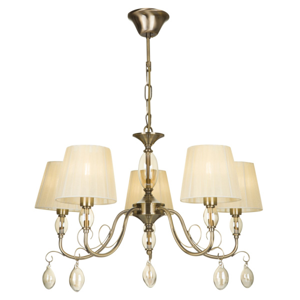 Люстра 5*E14 40Вт Бронза IP20 Peta FR2004PL-05BZ Freya