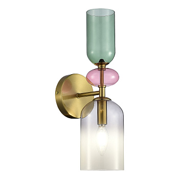 Бра Золотистый/Дымчатый E14 1*40Вт SL2000.201.01 ST LUCE