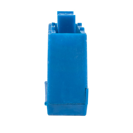 Шина "0" N (6х9мм) 12 отверстий латунь синий изолированный корпус на DIN-рейку PROxima EKF