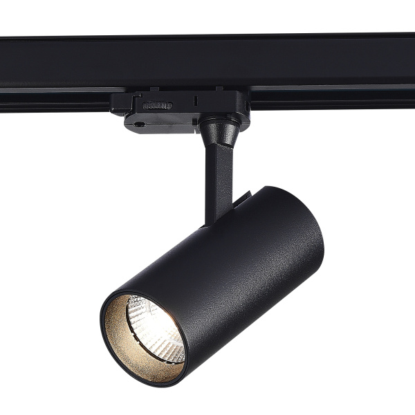 Светильник трековый Черный LED 1*10Вт 3000К 800Lm Ra>90 38° IP20 L130xW60xH195 165-265В ST661.436.10 ST LUCE