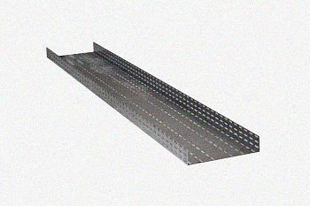 Лоток глухой ЛМГ 50х50х3000 УТ1,5, оцинкованный лист S1,0