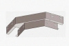Лоток угловой замковый глухой КГЗГ 600х100-135 УТ1,5 поворот на 135, оцинкованный лист, S1,5