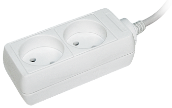 Удлинитель У2 2 места 2P/5м 2х0,75мм2 10А/250В IEK