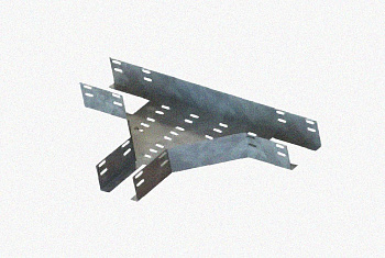 Лоток тройниковый перфорированный ОТ 100х100 УХЛ1, оцинкованный лист S1,0