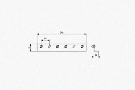 Соединитель лотковый замковый СЛЗх65х1,2 УХЛ1, горячее цинкование, S1,2