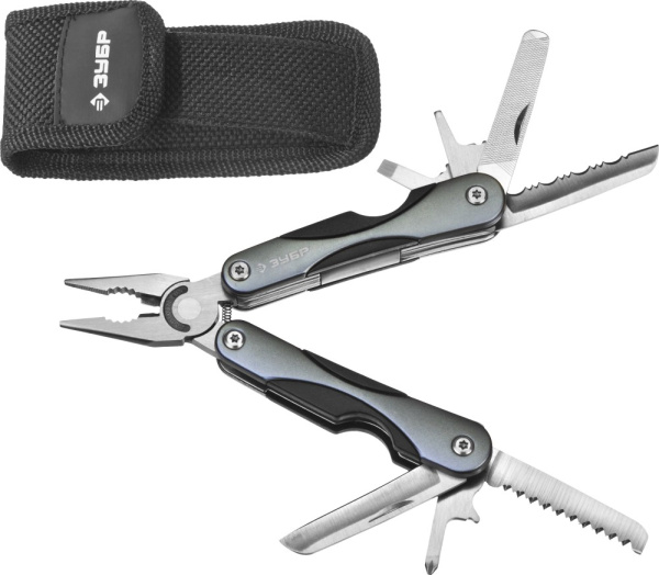 Инструмент многофункциональный "Мастер", "10 в 1", мини ЗУБР