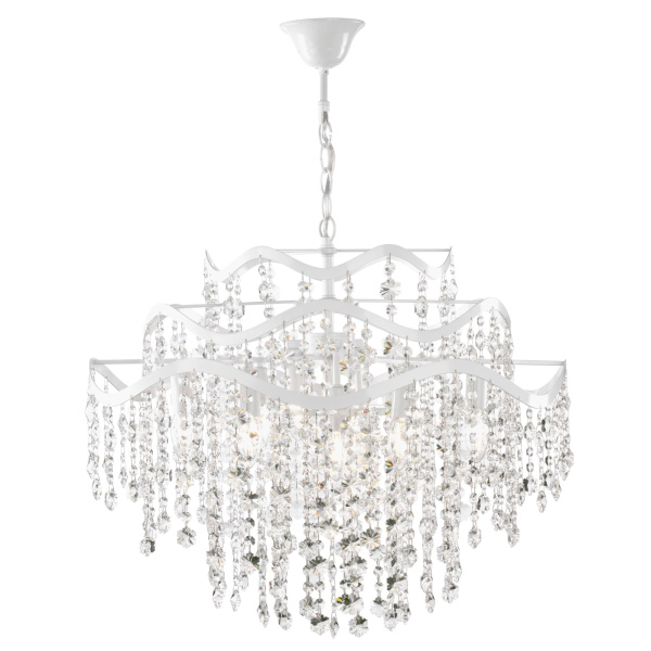 Подвесной светильник 9*E14 40Вт Белый IP20 Charlotte FR1001PL-09W Freya