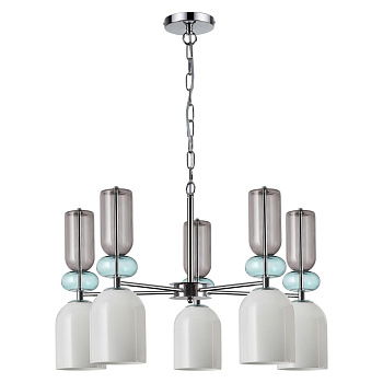 Люстра E27 5*40W 220V GILLIAN хром LUMION