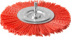 Профессионал. Щетка дисковая для дрели, нейлоновая проволока с абразивным покрытием, 125мм ЗУБР