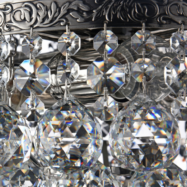 Люстра 6*E27 60Вт Никель Антик IP20 Gala DIA783-CL46-6-N Maytoni