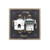 Розетка ТЛФ/КОМП RJ-45 Золотая Livolo