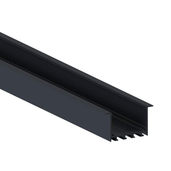 Donel Встраиваемый алюминиевый профиль 65х35х2000. Цвет: RAL9005.,Серия:DN8ALE