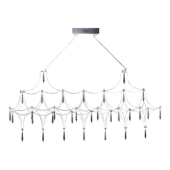 Светильник светодиодный GRAVETTA 17Вт 1 020Лм 4000K хром/прозрачный  ST LUCEST LUCE 