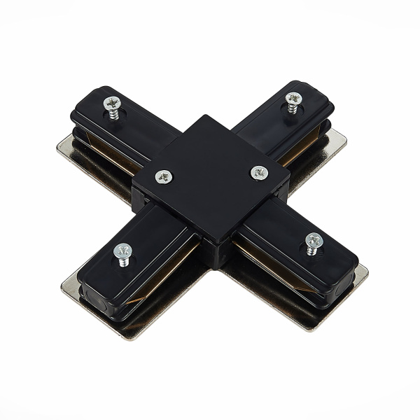 Коннектор X-образный Черный ST002.449.00 ST LUCE