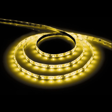 Светодиодная LED лента Feron LS604, 60SMD(2835)/м 4.8Вт/м 5м IP65 12V желтый