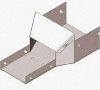 Лоток переходной замковый ЛПЗ 100х100-100х50 УТ1,5, оцинкованный лист, S1,5