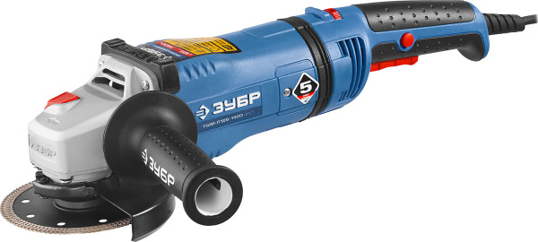 УШМ 125 мм, 1400 Вт, с регулировкой оборотов, серия Профессионал ЗУБР