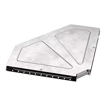 Угол горизонтальный 90 градусов с крышкой Стандарт 600х50 Промрукав