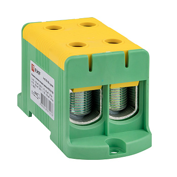 Клемма силовая вводная двойная КСВ 35-150 желто-зеленая PROxima EKF