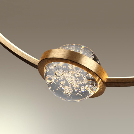 Подвесной св-к IP20 LED 27W 2230Лм 4000K GOTA брашированное золото/металл ODEON LIGHT