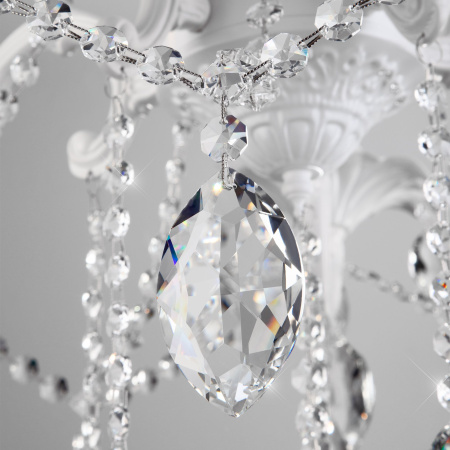 Классическая подвесная люстра 5*E14 60Вт белый IP20 Veletta (10108/5 белый) Eurosvet