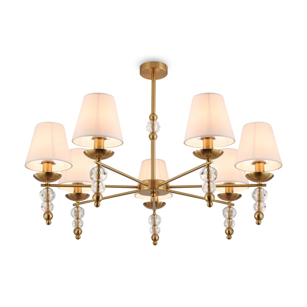 Потолочный светильник 7*E14 40Вт Латунь IP20 Side FR1009CL-07BS Freya