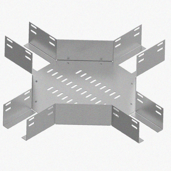Лоток крестообразный глухой КМГ 300х65 У3, окрашенный, S1,5