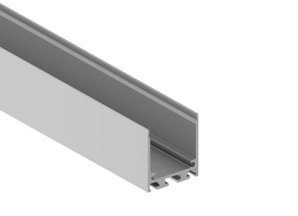 Donel Накладной/подвесной алюминиевый профиль,32х35х2000. Цвет: Анодированное серебро,серия:DN8ALE