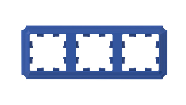 ATLASDESIGN ANTIQUE 3-постовая РАМКА, универсальная, АКВАМАРИН Schneider Electric