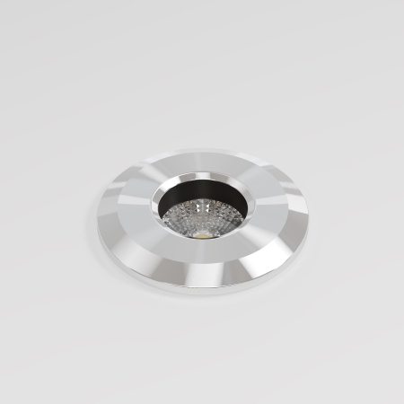 Встраиваемый светильник 1Вт 3000К Серебро IP67 Flash O044DL-L1S3K2 Outdoor Maytoni