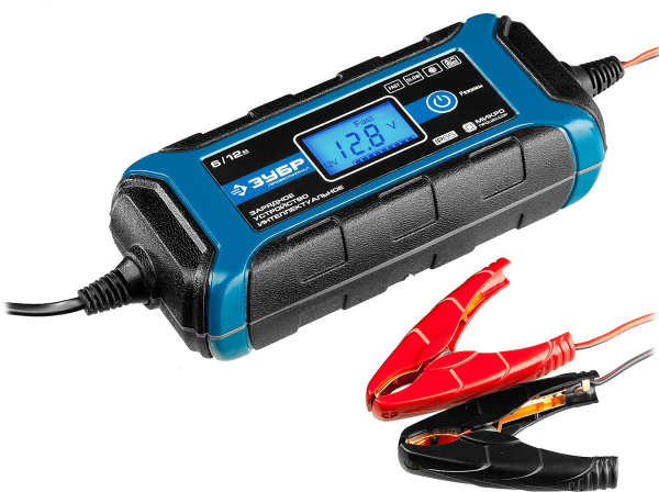 Зарядное устройство 6/12 В, 4А, IP65, ЗУ-120 ЗУБР