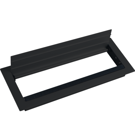 Donel Кабельный громмет (лючок) в стол, 310*120мм, цвет: черный