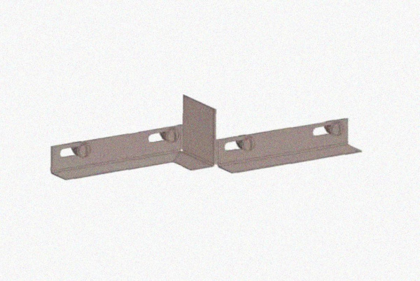 Соединитель-переходник замковый ПУгЛЗ 150х80 УХЛ1 (левый), горячее цинкование, S2,0