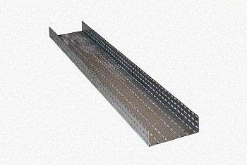Лоток перфорированный ЛМ 100х80х2000 УХЛ1, оцинкованный лист S1,0
