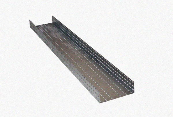 Лоток перфорированный ЛМ 400х100х2000 УТ1,5, оцинкованный лист S1,0