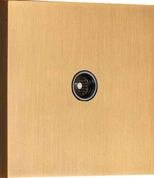 Donel N96 TV розетка (папа), Латунь, серия DT