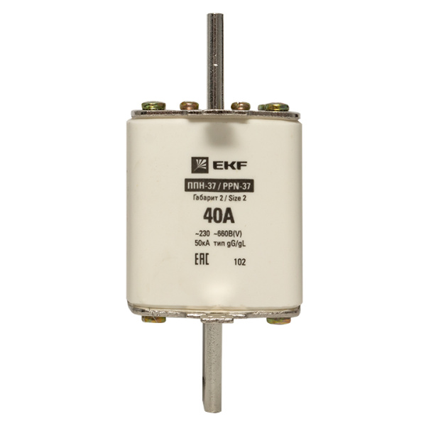 Плавкая вставка ППН-37 400/40А габарит 2 PROxima EKF