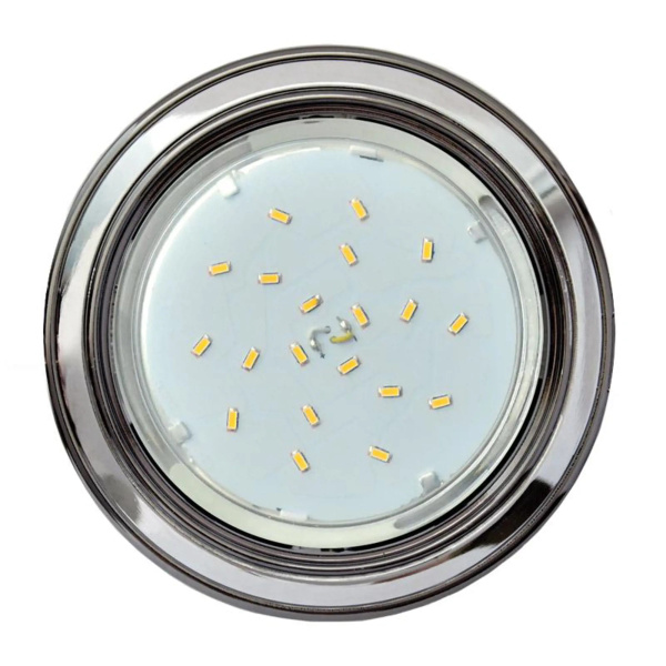 Св-к GX53 H4 9022 (2 цв.) черный хром-хром-черный хром 38*106 Ecola