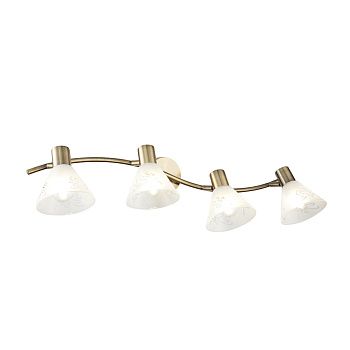 Светильник спот 4*E14 40Вт Бронза IP20 Paola FR7001WL-04BZ Freya