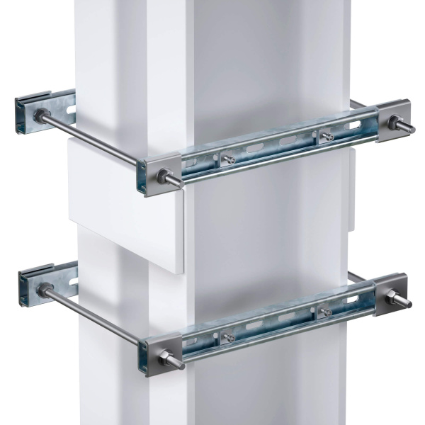 Обжимной компл.монт.профилей тип 1, обхват констр.разм. 350x440 мм, для креп.1 оболочки одного типоразм. винтами din 84 M6X40 4 шт., гор.цинк DKC