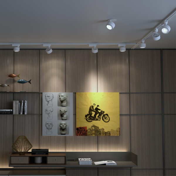 Св-к трековый однофазный IP20 LED 4000К 15W 220V EDDY белый NOVOTECH