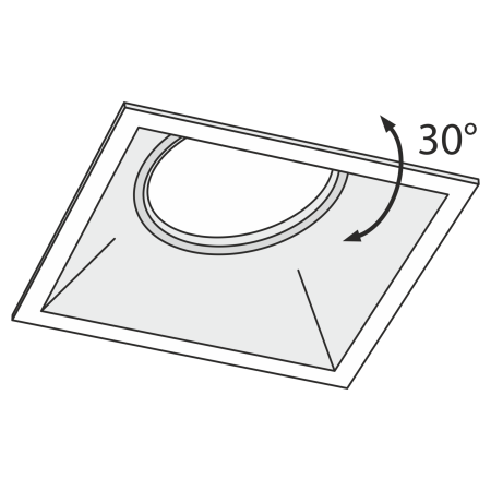 Встраиваемый светильник 1*GU10 50Вт Белый IP20 Dot DL029-2-01W Technical
