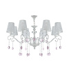 Люстра 8*E14 40Вт Жемчужный белый IP20 Adelaide FR2306-PL-08-W Freya