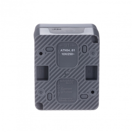 ATLASDESIGN PROFI IP54 О/У 1-клавишный ПЕРЕКЛЮЧАТЕЛЬ 10 АХ, БЕЛЫЙ Schneider Electric