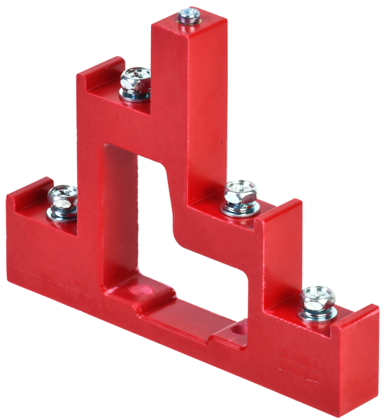 Изолятор ступенчатый ИС4-25/1-15 (4xМ6; 1xМ5) силовой с болтом IEK