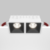 Встраиваемый светильник LED 30Вт Бело-черный IP20 Downlight DL043-02-15W4K-SQ-WB Technical Maytoni